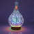 STB-XB10 3D Fireworks 7 Colors LED Night Light Air Humidifier Aroma Essential Oil Diffuser Mist Maker, Plug Type:AU Plug(Light Wood Grain)