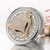 Personalized DIY Rhinestone Portable Makeup Mirror Double Mirror