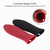 2 PCS Silicone Pot Holder Handle Anti Slip Cover for Kitchen Thick Soft Pot Handle(Black)