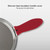2 PCS Silicone Pot Holder Handle Anti Slip Cover for Kitchen Thick Soft Pot Handle(Black)