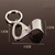 2 PCS Personalized Easy Pull Ring Portable Bottle Opener Small Gift Keychain Pendant(Silver)