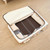 Folding Storage Box Non Woven Fabric With Zipper Moisture-proof Clothes Storage Box, Size:11L 30x23x16cm(Blue Cherry)