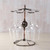Iron Hanging Wine Glass Shelf Drain Rack Pearl Shape Cup Holder Iron Hanging Wine Glass Shelf Drain Rack Pearl Shape Cup Holder