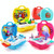 Children Simulation Kitchen Tableware Tool Set Cosmetics Pretend Play House Suitcase Toy, Style:Supermaket
