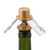 2 PCS  Push-button Stainless Steel Pumping Champagne Stopper Sparkling Champagne Snap Wing Vacuum Wine Stopper(Black)