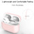 For AirPods Pro 3 in 1 Silicone Earphone Protective Case + Earphones Buckle + Anti-lost Rope Set(Red)