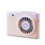 Portable Mini Usb Charging Camera Fan Hanging Neck Small Fan(Pink)
