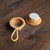 Bamboo Woven Creative Filter Reusable Filter Tea Colander Gadget, Style:Calabash Double Section Tea Leak