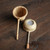 Bamboo Woven Creative Filter Reusable Filter Tea Colander Gadget, Style:Calabash Double Section Tea Leak