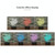 Maple Leaf Shape 3D Colorful LED Vision Light Table Lamp, 16 Colors Remote Control Version