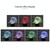 Baseball Cap Shape 3D Colorful LED Vision Light Table Lamp, USB Touch Version