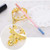 Portable Pearls Rack Crown Novelty Home Alloy Tools Stand Nail Art Brush Pen Holder(Gold)