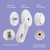 Toilet Paper Holder Suction Cup Wall Mount Removable Rack(Rose Red)