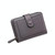 Women Short Litchi Texture Multi-card Buckle Wallet(Light Gery)