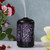 Metal Tree Air Humidifier Essential Oil Diffuser Mist Maker Colorful LED Lamp Diffuser Aromatherapy Air Purifier, EU Plug(Black)