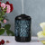 Metal Tree Air Humidifier Essential Oil Diffuser Mist Maker Colorful LED Lamp Diffuser Aromatherapy Air Purifier, EU Plug(Black)