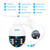 ESCAM Q5068 H.265 5MP Pan / Tilt / 4X Zoom WiFi Waterproof IP Camera, Support ONVIF Two Way Talk & Night Vision, AU Plug