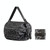 Shopping Bag Foldable Travel Shoulder Portable Bag(Black Leopard)