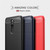 For Xiaomi Redmi 8  Brushed Texture Carbon Fiber TPU Case(Red)