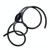 Universal Car Boat Motor Motorcycle Gasoline Pump Spherical Rubber Manual Fuel Pump, Size:6mm(Black)