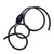 Universal Car Boat Motor Motorcycle Gasoline Pump Spherical Rubber Manual Fuel Pump, Size:10mm(Black)