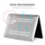 ENKAY Hat-Prince 3 in 1 Crystal Laptop Protective Case + TPU Keyboard Film + Anti-dust Plugs Set for MacBook Pro 16.2 inch A2485 2021/A2880 2023, Version:EU Version(Transparent)