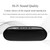 NBY 4070 Portable Bluetooth Speaker 3D Stereo Sound Surround Speakers, Support FM, TF, AUX, U-disk(Black)