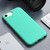 For iPhone7 & 8 Starry Series Shockproof Straw Material + TPU Protective Case(Dark Green)