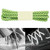 Reflective Shoe laces Round Sneakers ShoeLaces Kids Adult Outdoor Sports Shoelaces, Length:120cm(Fluorescence Green)