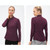 Autumn And Winter Zipper Long-sleeved Sports Jacket for Ladies (Color:Wine Red Size:M) Autumn And Winter Zipper Long-sleeved Sports Jacket for Ladies (Color:Wine Red Size:M)