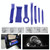 7 PCS Car Audio Conversion Tool DVD Audio Door Panel Disassembly Instrument Panel Disassemble Set Tool(Blue)
