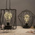 Minimalist Copper Lamp Bedroom Home Wrought Iron Table Lamp, Specification:7-Word