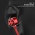 Bluetooth 5.1 Round Wire Neck-mounted Bluetooth Sports Earphone with Magnetic Function(Red)