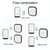 AITENG V029J Wireless Batteryless WIFI Doorbell, UK Plug