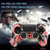 Non-slip Silicone Protective Case for Sony PS4(Red + Black)