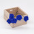 10 PCS 1:12 Mini Doll House Garden Bedroom Scene Decoration Rose(Blue)