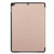 For iPad 10.2 Custer Texture Horizontal Flip Smart PU Leather Case with Sleep / Wake-up Function & Three-folding Holder (Gold)