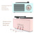 B10 Atomic Bluetooth Speakers Retro Vinyl Player Desktop Wireless Creative Multifunction Mini Stereo Speakers(Nordic Pink) B10 Atomic Bluetooth Speakers Retro Vinyl Player Desktop Wireless Creative Multifunction Mini Stereo Speakers(Nordic Pink)