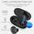 TWS-A1 TWS Bluetooth 5.0 Mini Invisible Sports Music Earphone with Charging Box & Microphone (Black)