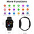 W34 1.54 inch IPS Color Screen Smart Watch,Support Call Reminder /Heart Rate Monitoring/Sleep Monitoring/Sedentary Reminder/ECG Monitoring(Silver)