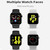 W34 1.54 inch IPS Color Screen Smart Watch,Support Call Reminder /Heart Rate Monitoring/Sleep Monitoring/Sedentary Reminder/ECG Monitoring(Silver)