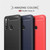 For Xiaomi Redmi Note 8 Brushed Texture Carbon Fiber TPU Case(Red)