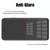 50 PCS Non-Full Matte Frosted Tempered Glass Film for Huawei Enjoy 7S, No Retail Package