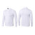 Autumn And Winter Half Zipper Long-sleeved Slim Fit Sportswear For Men (Color:White Size:L)