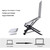 Nexstand K2 Laptop Height Extender Holder Stand Folding Portable Computer Heat Dissipation Bracket, Size: 35.4x4x4cm(Black)