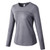 Fall And Winter Plus Velvet Quick-drying Stretch Yoga Long-sleeved Shirt for Ladies (Color:Grey Size:S) Fall And Winter Plus Velvet Quick-drying Stretch Yoga Long-sleeved Shirt for Ladies (Color:Grey Size:S)