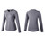 Fall And Winter Plus Velvet Quick-drying Stretch Yoga Long-sleeved Shirt for Ladies (Color:Grey Size:XL) Fall And Winter Plus Velvet Quick-drying Stretch Yoga Long-sleeved Shirt for Ladies (Color:Grey Size:XL)
