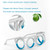 Foldable Portable No Lens Anti-motion Sickness Seasick Liquid Glasses Outdoor Travel Tool