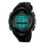 SKMEI 1025 Multifunctional Female Outdoor Fashion Waterproof Large Dial Silicone Watchband Wrist Watch(Silver)