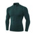 Autumn And Winter Plus Velvet Half Zipper Long-sleeved Slim Fit Sportswear For Men (Color:Dark Green Size:L)